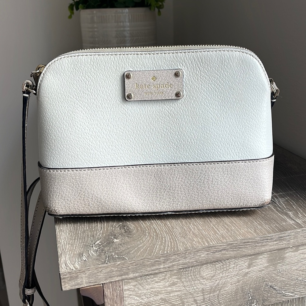 Kate Spade Cream and Beige Crossbody Bag